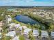 Aerial view of community by a lake at 4409 Prairie Ct # A, Orlando, FL 32808