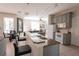 Modern clubhouse kitchen with granite countertops at 4712 Hemingway House St, Kissimmee, FL 34746