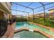 Private screened pool and spa at 5452 Misty Oak Cir, Davenport, FL 33837