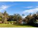 Peaceful pond view with a small dock at 646 Palm Dr, Oviedo, FL 32765