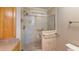 Bathroom with a large walk-in shower at 711 Dolphin Dr, Tavares, FL 32778