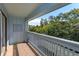 Private balcony overlooking lush trees at 7482 Canford Ct # 9, Winter Park, FL 32792