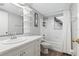 Bathroom boasts a shower/tub combo and updated vanity at 802 Rugby St # 802, Orlando, FL 32804