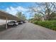 Covered parking area with ample space for residents at 802 Rugby St # 802, Orlando, FL 32804