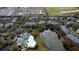 Aerial view of community with pool and lake at 910 Gran Bahama Blvd # 910, Davenport, FL 33897