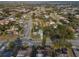 Wide aerial view showing a home's location in a residential neighborhood at 922 Fort Smith Blvd, Deltona, FL 32738