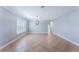 Spacious dining room with tile floors and chandelier at 131 Bristol Forest Trl, Sanford, FL 32771