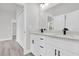 Bathroom with double vanity and modern finishes at 13680 Sw 40Th Avenue Rd, Ocala, FL 34473