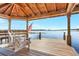 Relaxing gazebo on a private dock overlooking a tranquil lake at 15550 Avenue Of The Arbors, Winter Garden, FL 34787