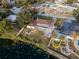 Bird's eye view of the house and backyard at 1818 Foxboro Dr, Orlando, FL 32812