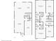 Two-story house floor plan, showing bedrooms, bathrooms, kitchen, living room and garage at 206 Aberdeen Street St, Davenport, FL 33896