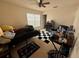 Bright bedroom with a double bed and a sitting area at 3105 Dasha Palm Dr, Kissimmee, FL 34744