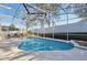 Inviting screened-in pool with ample deck space at 345 Via Bianca Dr, Davenport, FL 33896