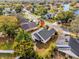 Aerial view of house and neighborhood from above at 3890 Waterview Loop, Winter Park, FL 32792