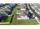 Aerial view of backyard with lush lawn at 4485 Lions Gate Ave, Clermont, FL 34711