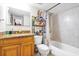 Clean bathroom with granite countertop and shower/tub at 4767 S Texas Ave # 4767C, Orlando, FL 32839