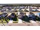 Aerial view of houses in a residential neighborhood at 6030 Forest Ridge Ln, Winter Haven, FL 33881