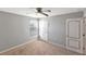 Simple bedroom with neutral walls and carpeted floors at 6030 Forest Ridge Ln, Winter Haven, FL 33881