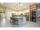 Modern kitchen with stainless steel appliances and an island at 6152 High Seas Dr, Orlando, FL 32821