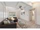 Living room with gray sectional sofa and modern decor at 6514 Quarter Horse Ln, Orlando, FL 32818