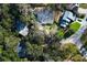 Aerial view of property and surrounding homes at 748 N Gretna Ct, Winter Springs, FL 32708