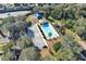 Community pool and playground seen from above at 900 Khingan Ct, Apopka, FL 32712