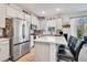 Modern kitchen with stainless steel appliances and white cabinetry at 914 Spring Palms Loop, Orlando, FL 32828