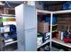 Workshop with storage cabinets, shelving, and various supplies at 1401 W Highway 50 # 138, Clermont, FL 34711