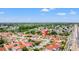 This aerial shows the properties central location, which is close to a lake, shopping and transportation arteries at 2317 Santa Lucia St, Kissimmee, FL 34743