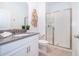 Bathroom with single vanity and walk-in shower at 2974 Protagonist St, Kissimmee, FL 34746