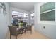 Cozy patio with seating area overlooking the pool at 2974 Protagonist St, Kissimmee, FL 34746