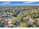 Aerial view of neighborhood with trees and roads at 421 Sheoah Blvd # 5, Winter Springs, FL 32708