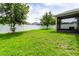Large backyard with grassy area at 4617 Harvest Row Ln, St Cloud, FL 34772