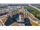 Aerial view of community with pool and landscaping at 8101 Resort Village Dr, Orlando, FL 32821