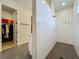 Large walk-in shower with hexagonal floor tiles and marble walls at 10175 Peebles St, Orlando, FL 32827