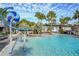 Water feature with a spiral water design at 10175 Peebles St, Orlando, FL 32827