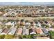 Aerial view of houses and neighborhood, with a main road and lake at 12821 Gettysburg Cir, Orlando, FL 32837