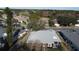 Aerial view showcasing the home's location within the community at 1501 Edgewater Dr, Mount Dora, FL 32757