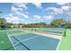 Well-maintained pickleball courts, ideal for recreation at 1501 Edgewater Dr, Mount Dora, FL 32757