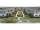 Community overview showing a row of townhouses at 16926 Reseda Aly, Winter Garden, FL 34787