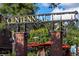 Centennial Plaza entrance, wrought iron arch and brick pillars at 16926 Reseda Aly, Winter Garden, FL 34787