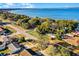 Aerial view of a house near the lake at 208 S Main Ave, Minneola, FL 34715