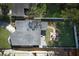 Aerial view of house and backyard at 2420 Musselwhite Ave, Orlando, FL 32804