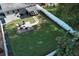 Aerial view of house and backyard at 2420 Musselwhite Ave, Orlando, FL 32804