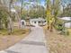 Aerial view of the house and surrounding landscape at 25753 Vero St, Sorrento, FL 32776