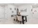 Small dining area with a table and four chairs at 3005 Lake Tahoe St, Deland, FL 32724