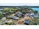 Aerial view of a neighborhood featuring beautiful homes, swimming pools, and lush greenery at 3334 N Westmoreland Dr, Orlando, FL 32804