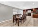 Dining area with natural light open to living room and kitchen at 3334 N Westmoreland Dr, Orlando, FL 32804