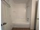 Bathroom with white tub and shower combination at 3724 Castle Pines Ln # 4237, Orlando, FL 32839