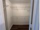 Large walk-in closet with wire shelving at 3724 Castle Pines Ln # 4237, Orlando, FL 32839